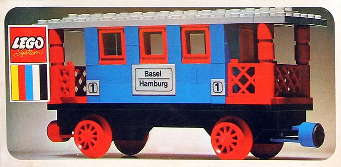 Конструктор LEGO (ЛЕГО) Trains 131 Passenger Coach