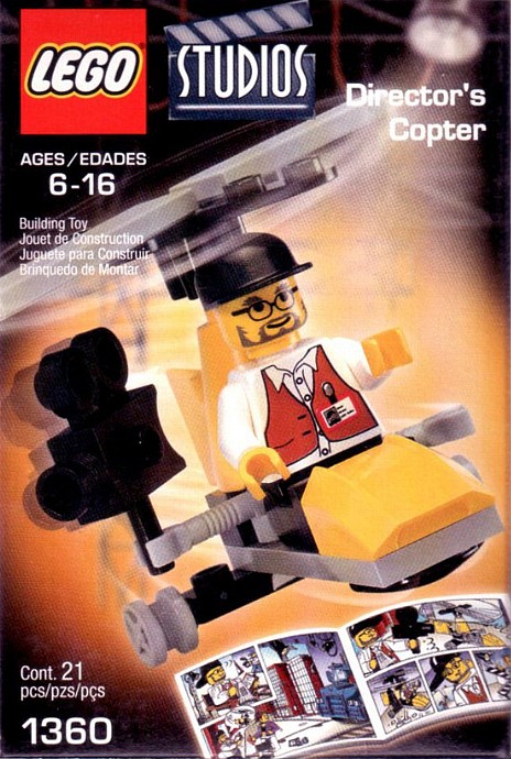 Конструктор LEGO (ЛЕГО) Studios 1360 Director's Copter