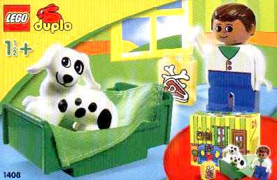 Конструктор LEGO (ЛЕГО) Duplo 1408 Walking the dog with Daddy