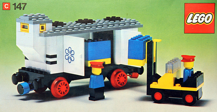 Конструктор LEGO (ЛЕГО) Trains 147 Refrigerated Wagon