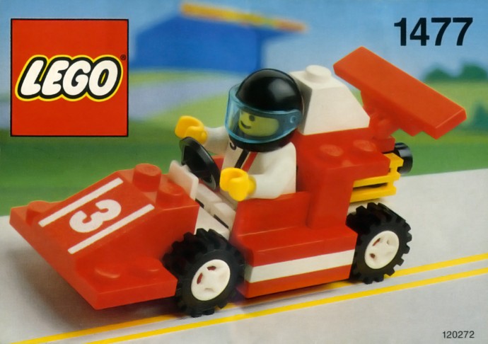 Конструктор LEGO (ЛЕГО) Town 1477 Red Race Car Number 3