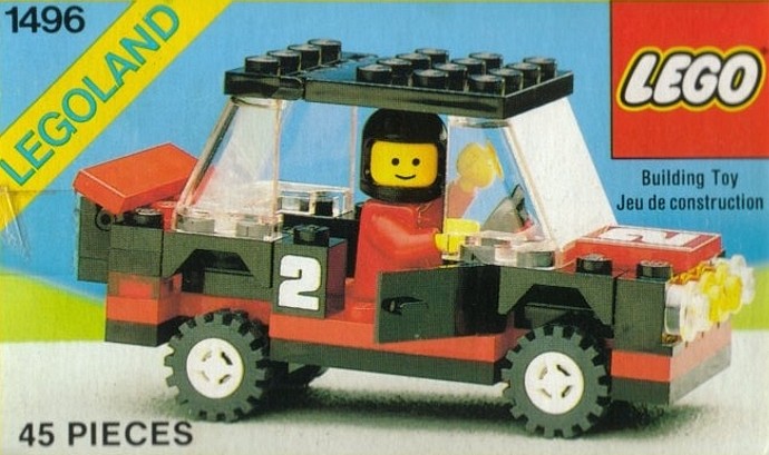 Конструктор LEGO (ЛЕГО) Town 1496 Rally Car