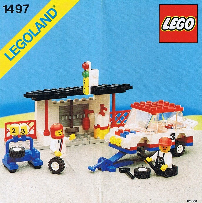 Конструктор LEGO (ЛЕГО) Town 1497 Pitstop and Crew