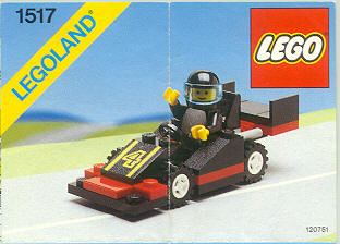 Конструктор LEGO (ЛЕГО) Town 1517 Black Racing Car