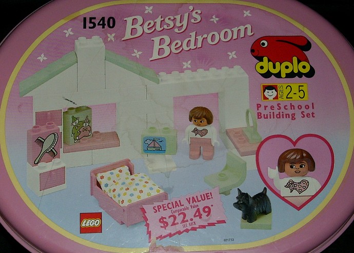 Конструктор LEGO (ЛЕГО) Duplo 1540 Betsy's Bedroom