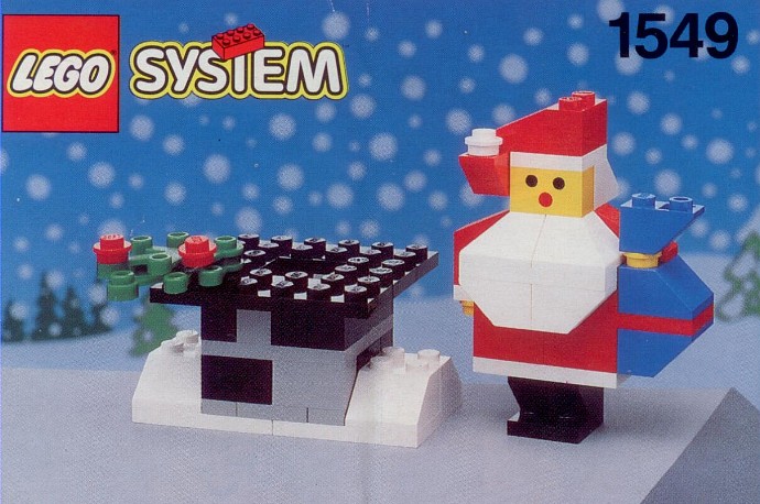 Конструктор LEGO (ЛЕГО) Basic 1549 Santa and Chimney