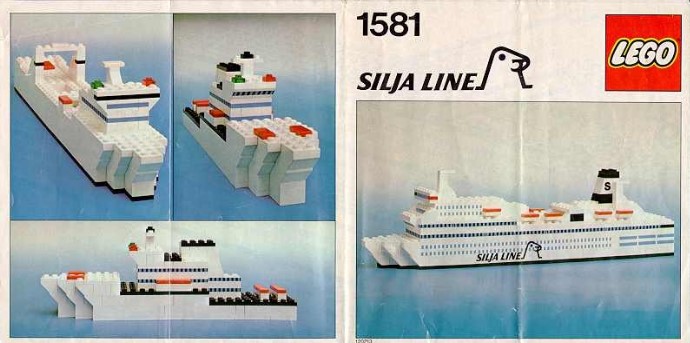 Конструктор LEGO (ЛЕГО) Promotional 1581 Silja Line Ferry