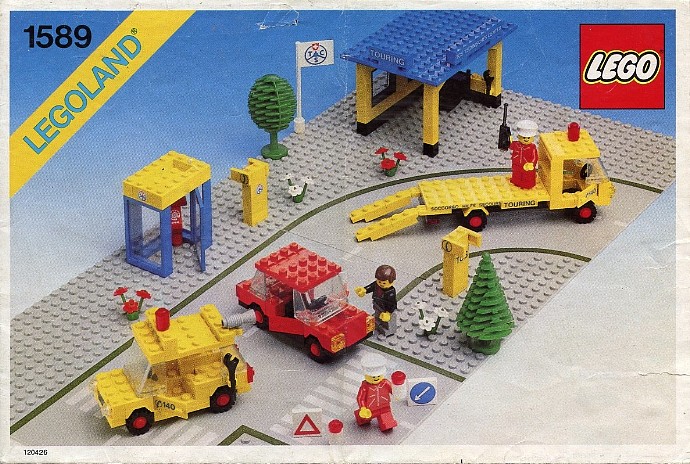 Конструктор LEGO (ЛЕГО) Town 1589 Breakdown Assistance, Touring Club Schweiz Edition