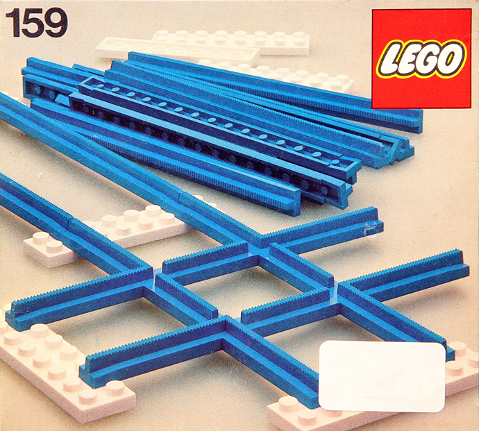 Конструктор LEGO (ЛЕГО) Trains 159 Straight Track with Crossing