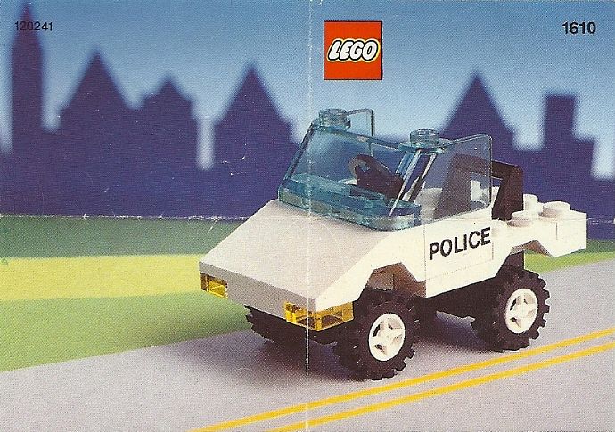 Конструктор LEGO (ЛЕГО) Town 1610 Police Car