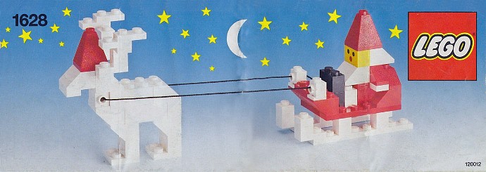 Конструктор LEGO (ЛЕГО) Basic 1628 Santa with Reindeer and Sleigh