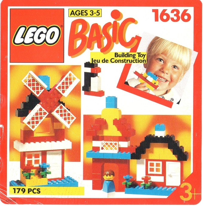 Конструктор LEGO (ЛЕГО) Basic 1636 Handy Bucket of Bricks, 3+