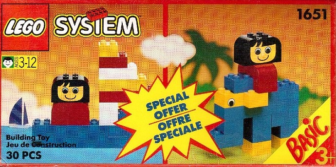 Конструктор LEGO (ЛЕГО) Basic 1651 Basic Building Set Trial Size