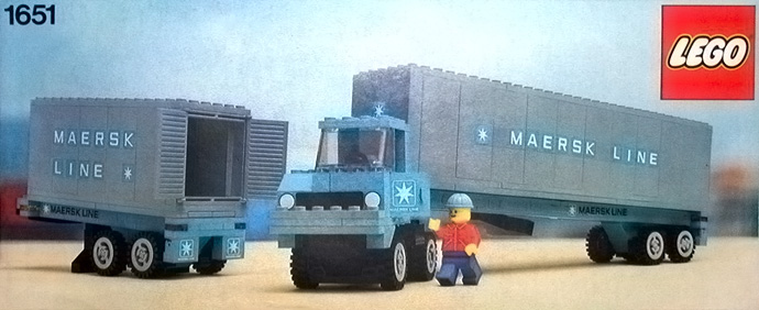 Конструктор LEGO (ЛЕГО) Town 1651 Maersk Line Container Lorry