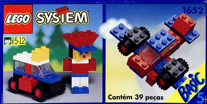 Конструктор LEGO (ЛЕГО) Basic 1652 Mini Box, 5+