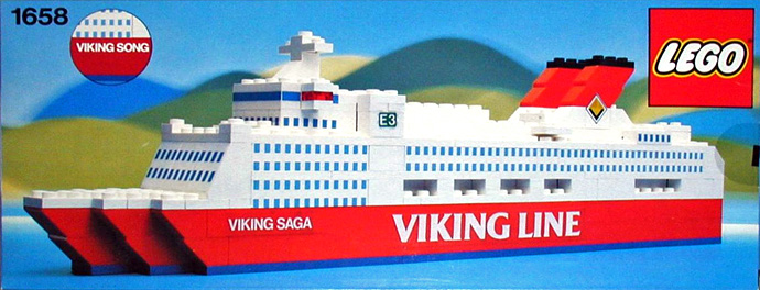 Конструктор LEGO (ЛЕГО) Promotional 1658 Viking Line Ferry 'Viking Saga'