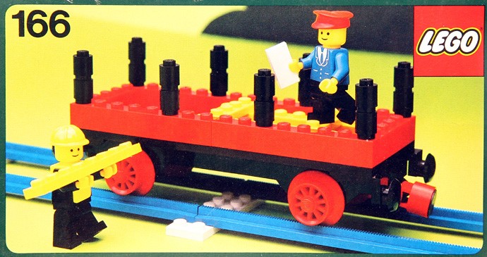Конструктор LEGO (ЛЕГО) Trains 166 Flat wagon