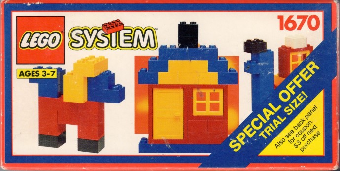 Конструктор LEGO (ЛЕГО) Basic 1670 Trial Size Box