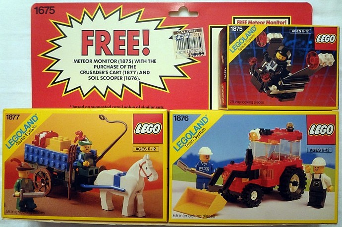 Конструктор LEGO (ЛЕГО) Assorted 1675 Three Set Bonus Pack