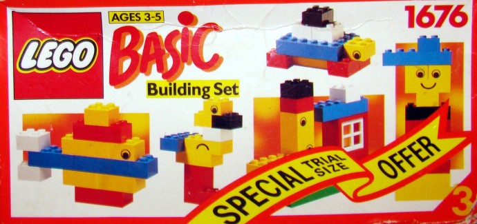 Конструктор LEGO (ЛЕГО) Basic 1676 Basic Building Set, 3+
