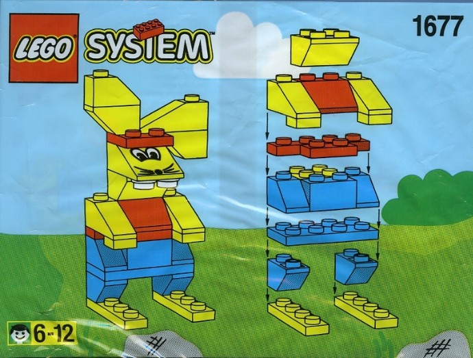 Конструктор LEGO (ЛЕГО) Basic 1677 Rabbit