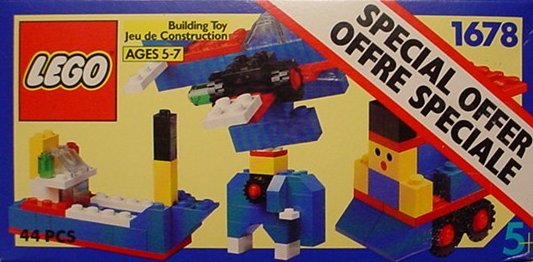 Конструктор LEGO (ЛЕГО) Basic 1678 Building Set 5+, Special Offer