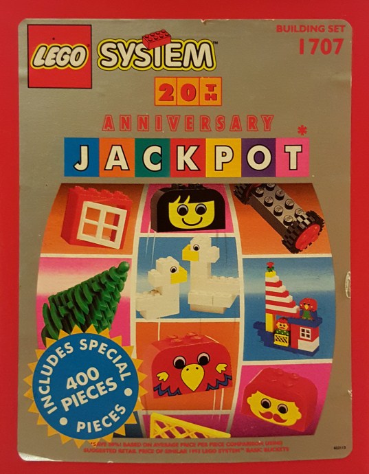 Конструктор LEGO (ЛЕГО) Basic 1707 20th Anniversary Jackpot Bucket