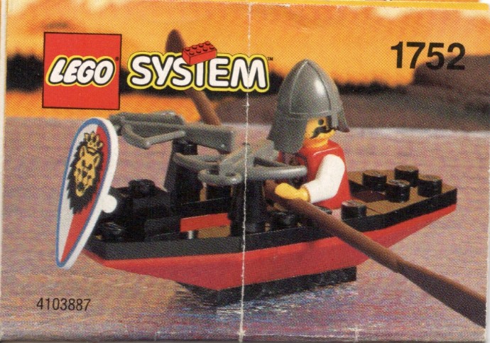 Конструктор LEGO (ЛЕГО) Castle 1752 Boat with Armour
