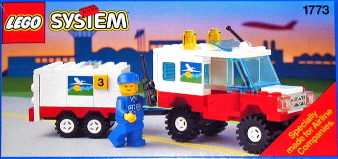 Конструктор LEGO (ЛЕГО) Town 1773 Airline Maintenance Vehicle with Trailer