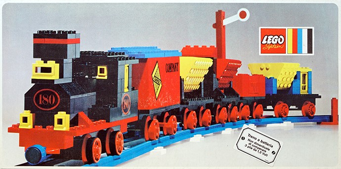 Конструктор LEGO (ЛЕГО) Trains 180 4.5V Train with 5 Wagons
