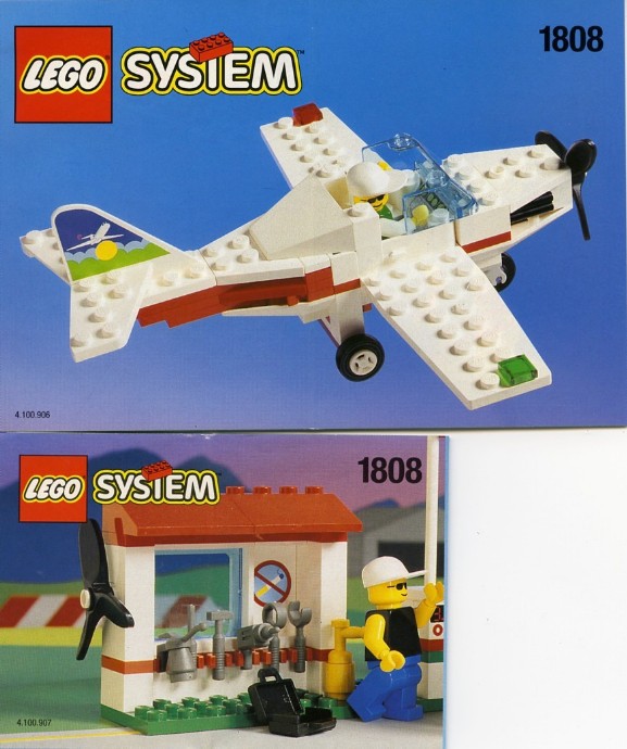 Конструктор LEGO (ЛЕГО) Town 1808 Light Aircraft and Ground Support
