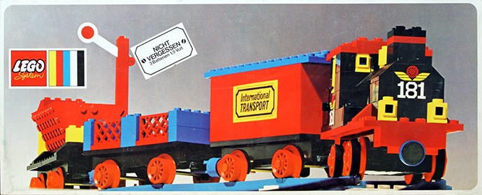 Конструктор LEGO (ЛЕГО) Trains 181 Train Set with Motor, Signals and Shunting Switch