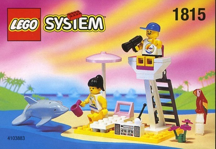 Конструктор LEGO (ЛЕГО) Town 1815 Paradisa Lifeguard
