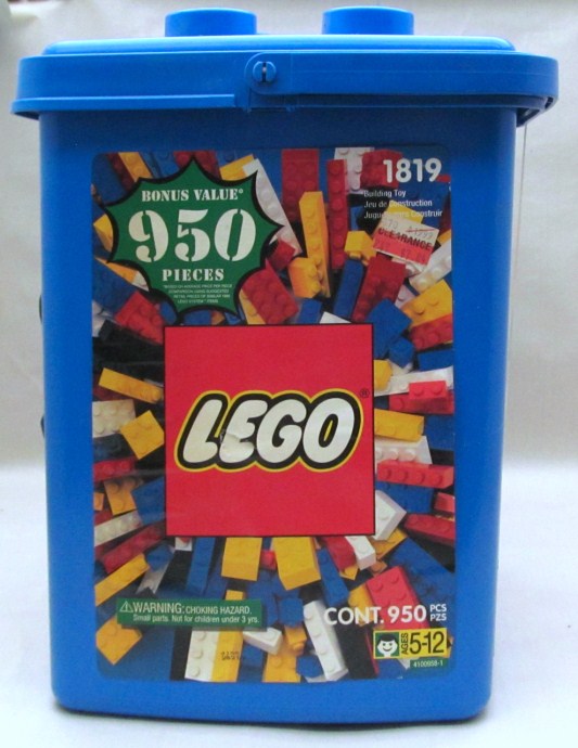 Конструктор LEGO (ЛЕГО) Basic 1819 Large Bucket