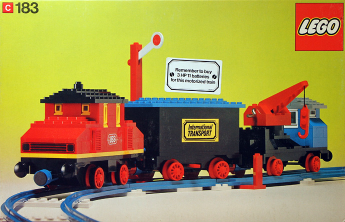 Конструктор LEGO (ЛЕГО) Trains 183 Train set with motor and signal