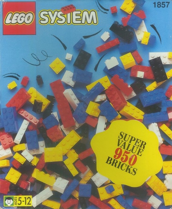 Конструктор LEGO (ЛЕГО) Basic 1857 Super Value Brick Pack