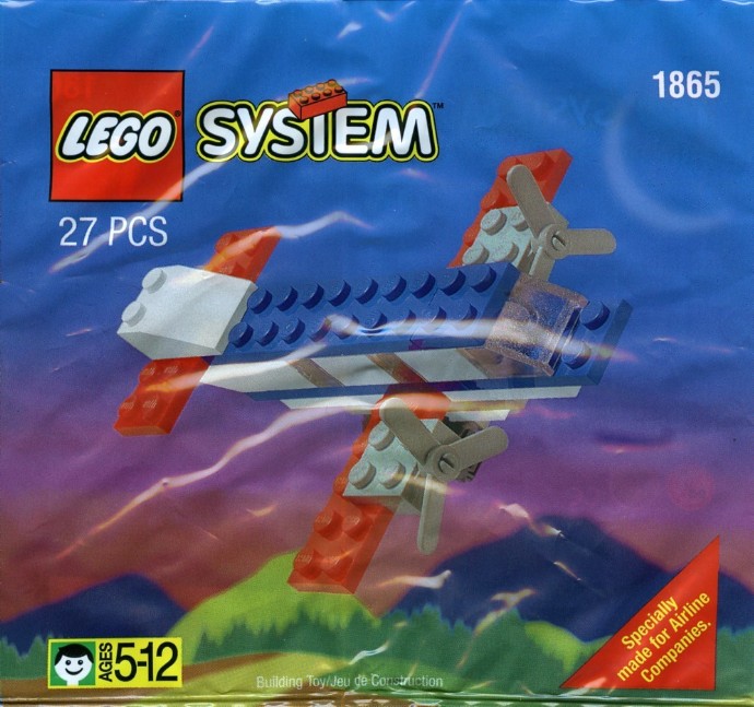 Конструктор LEGO (ЛЕГО) Basic 1865 Airliner
