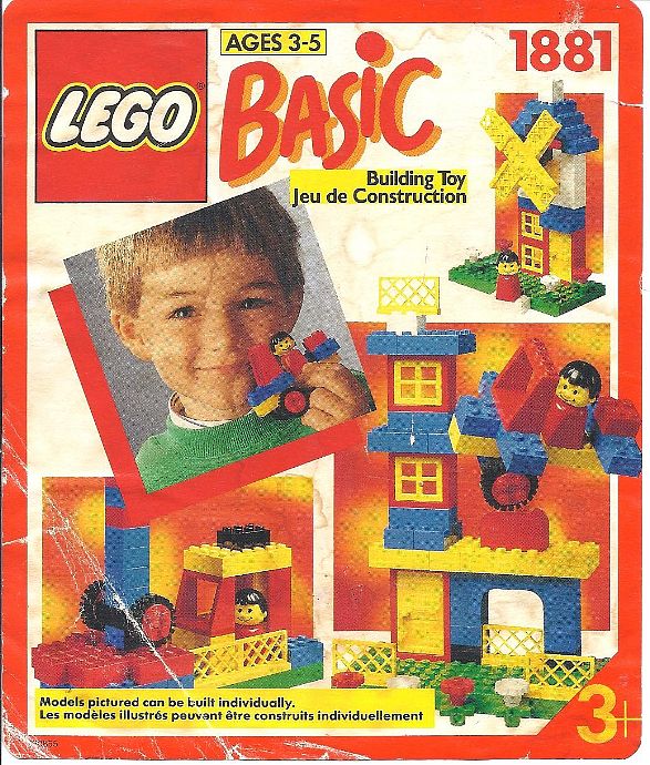 Конструктор LEGO (ЛЕГО) Basic 1881 Play Bucket of Bricks, 3+