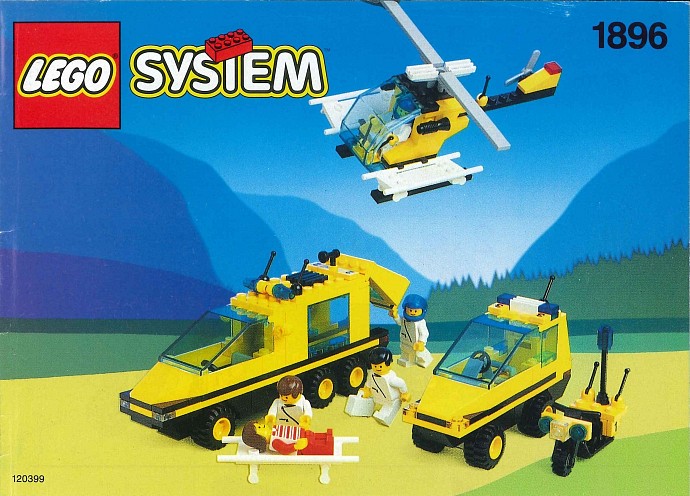 Конструктор LEGO (ЛЕГО) Town 1896 Trauma Team