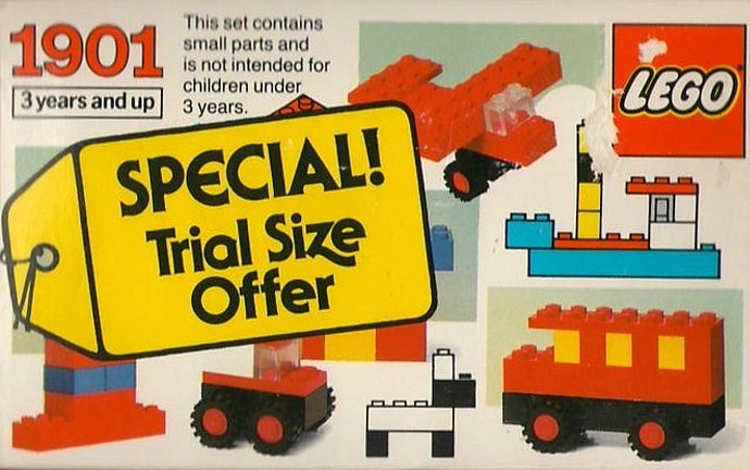 Конструктор LEGO (ЛЕГО) Basic 1901 Trial Size Offer
