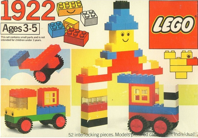 Конструктор LEGO (ЛЕГО) Basic 1922 Basic Building Set with Storage Case