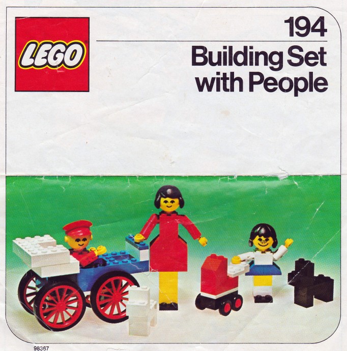 Конструктор LEGO (ЛЕГО) Building Set with People 194 Family