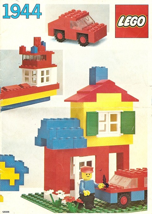 Конструктор LEGO (ЛЕГО) Basic 1944 Universal Building Set with Storage Case