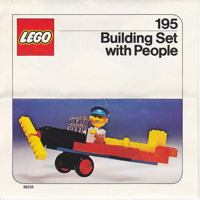 Конструктор LEGO (ЛЕГО) Building Set with People 195 Airplane