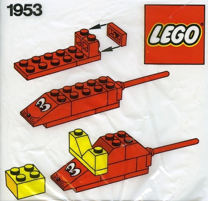 Конструктор LEGO (ЛЕГО) Basic 1953 Mouse