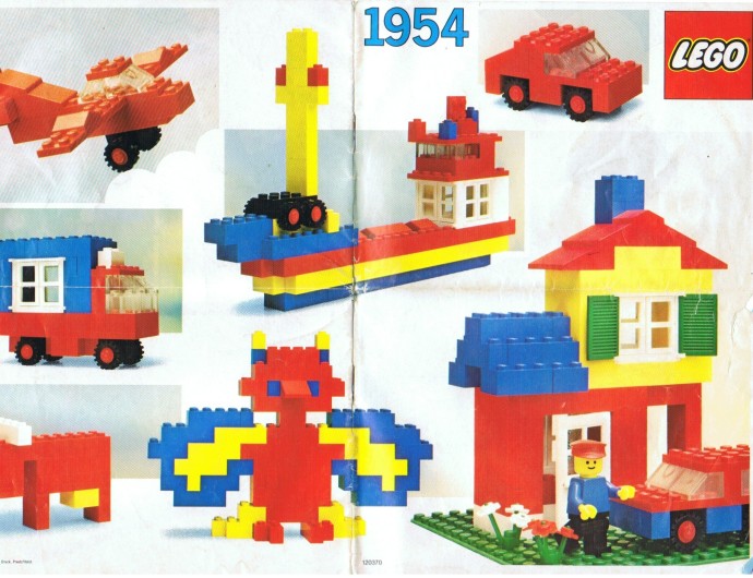 Конструктор LEGO (ЛЕГО) Basic 1954 Basic Set with Storage Case