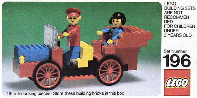 Конструктор LEGO (ЛЕГО) Building Set with People 196 Antique Car