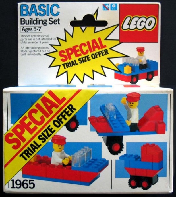 Конструктор LEGO (ЛЕГО) Basic 1965 Building Set, Trial Size Offer