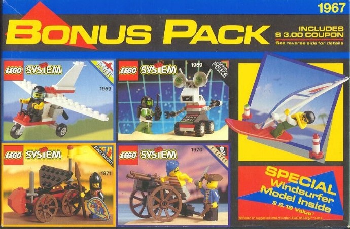 Конструктор LEGO (ЛЕГО) Assorted 1967 Five Set Bonus Pack
