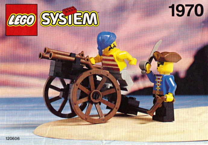 Конструктор LEGO (ЛЕГО) Pirates 1970 Pirates Gun Cart